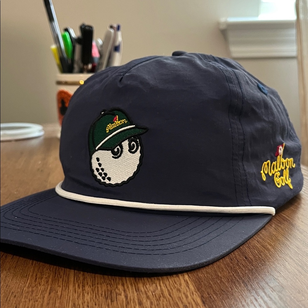 Malbon Pimento Buckets The Masters Navy Golf snapback hat SS24